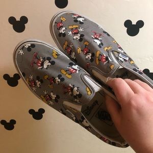 Disney vans collaboration slip ons Mickey Mouse